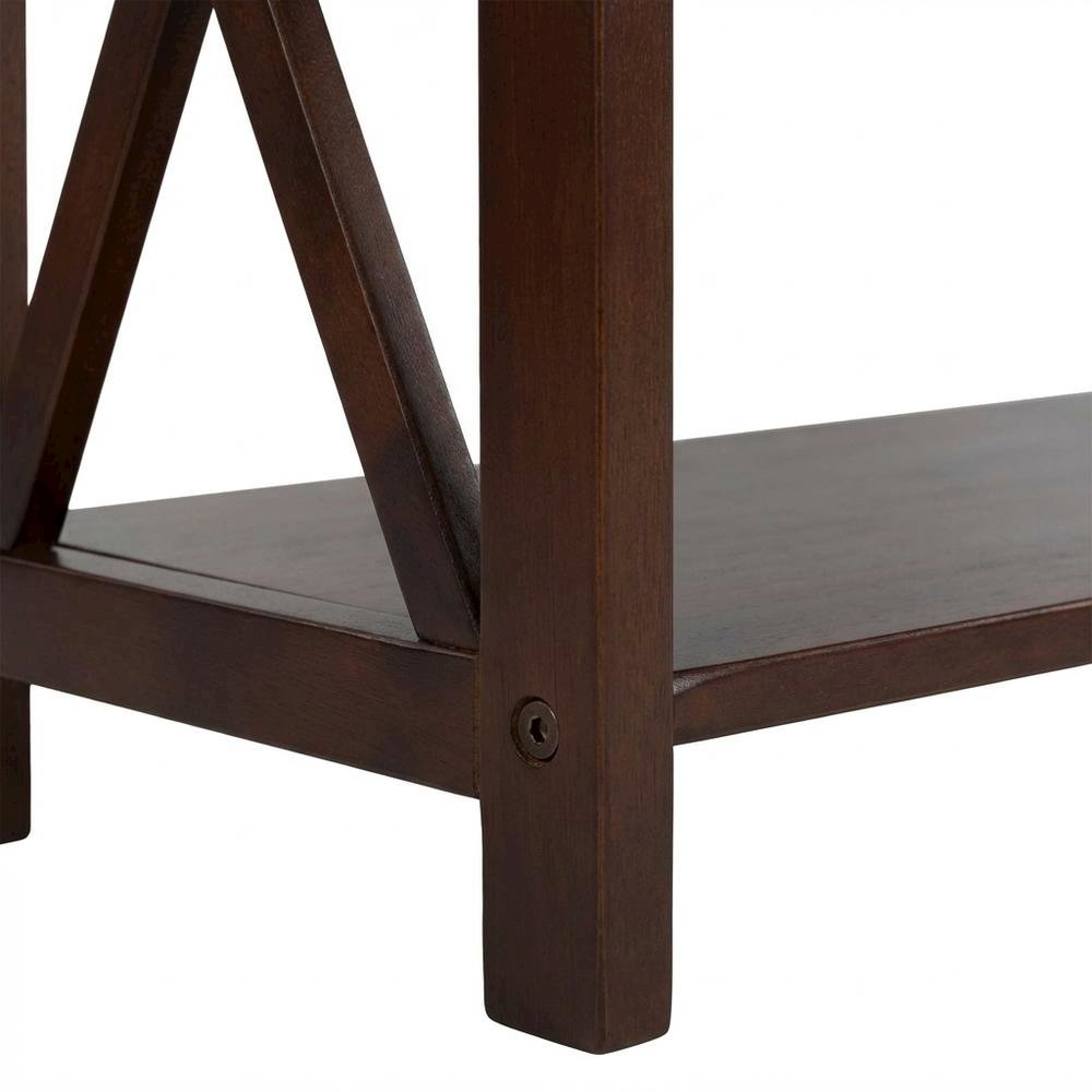 Wooden Bookcase with Open Shelves and Sturdy Frame for Home Office