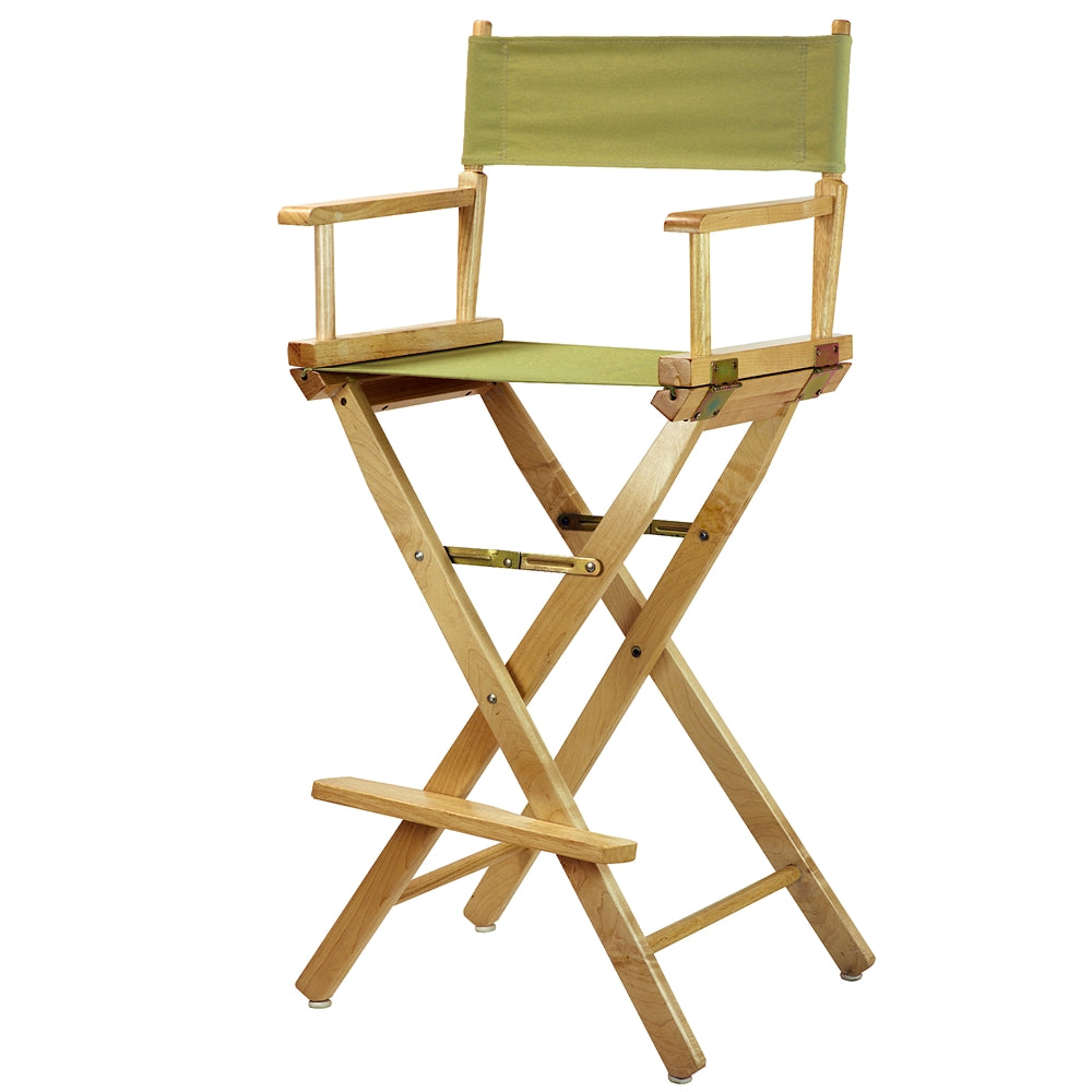 30" Director's Chair Natural Frame-Olive Canvas