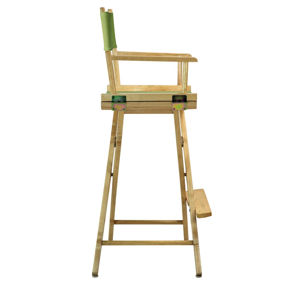 30" Director's Chair Natural Frame-Lime Green Canvas