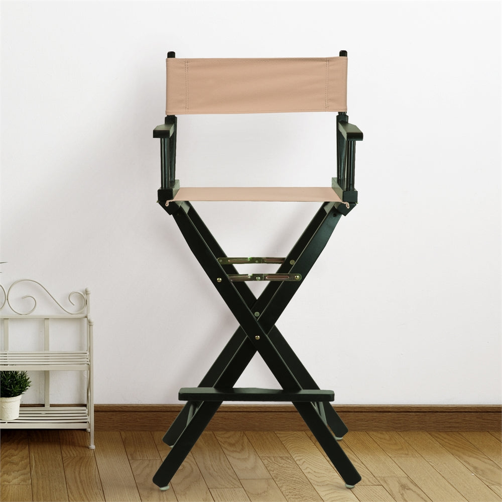 30" Director's Chair Black Frame-Tan Canvas