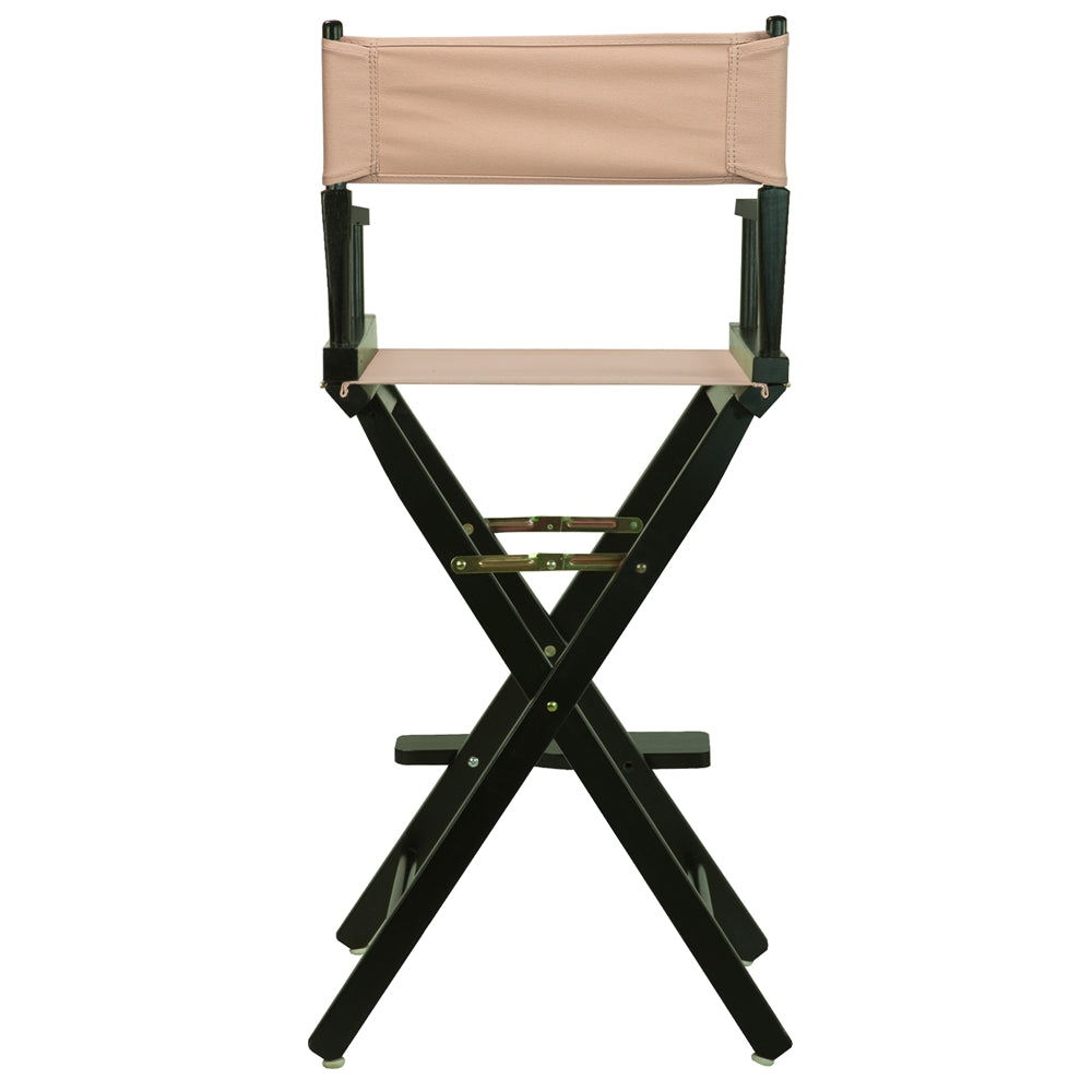 30" Director's Chair Black Frame-Tan Canvas