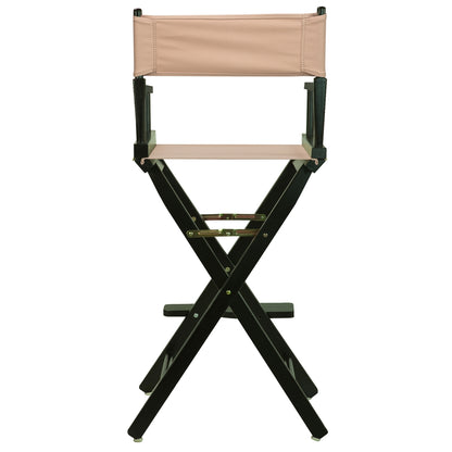 30" Director's Chair Black Frame-Tan Canvas