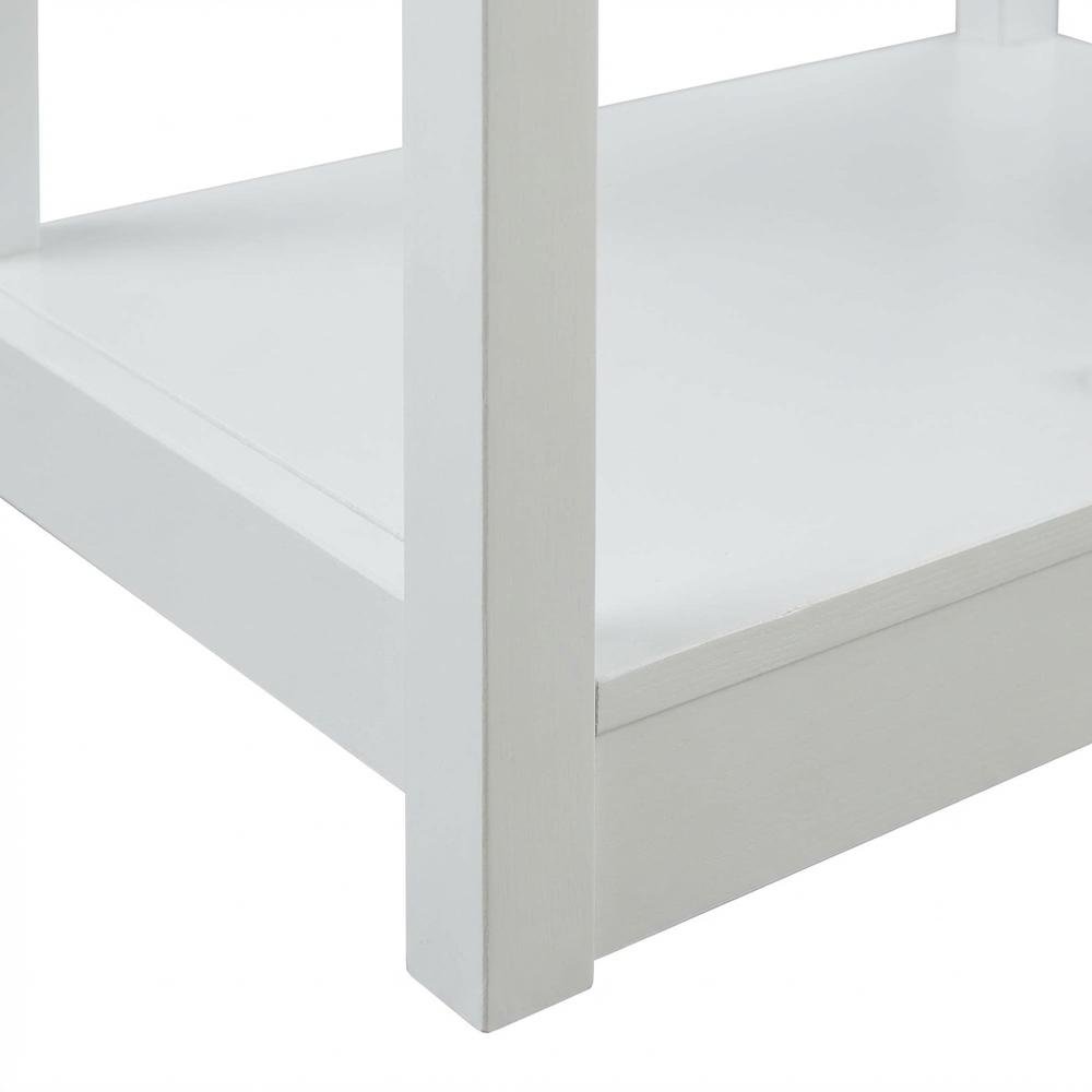 Wooden Bookcase with Concealed Drawer and Multiple Shelves for Storage
