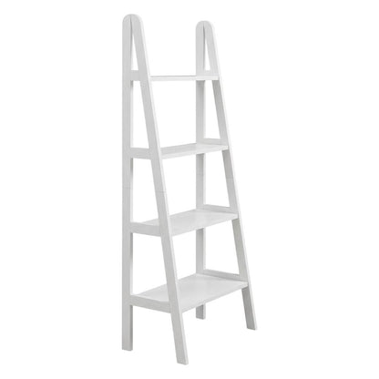 Wooden Bookcase with Open Shelves and Modern Design, Durable Finish