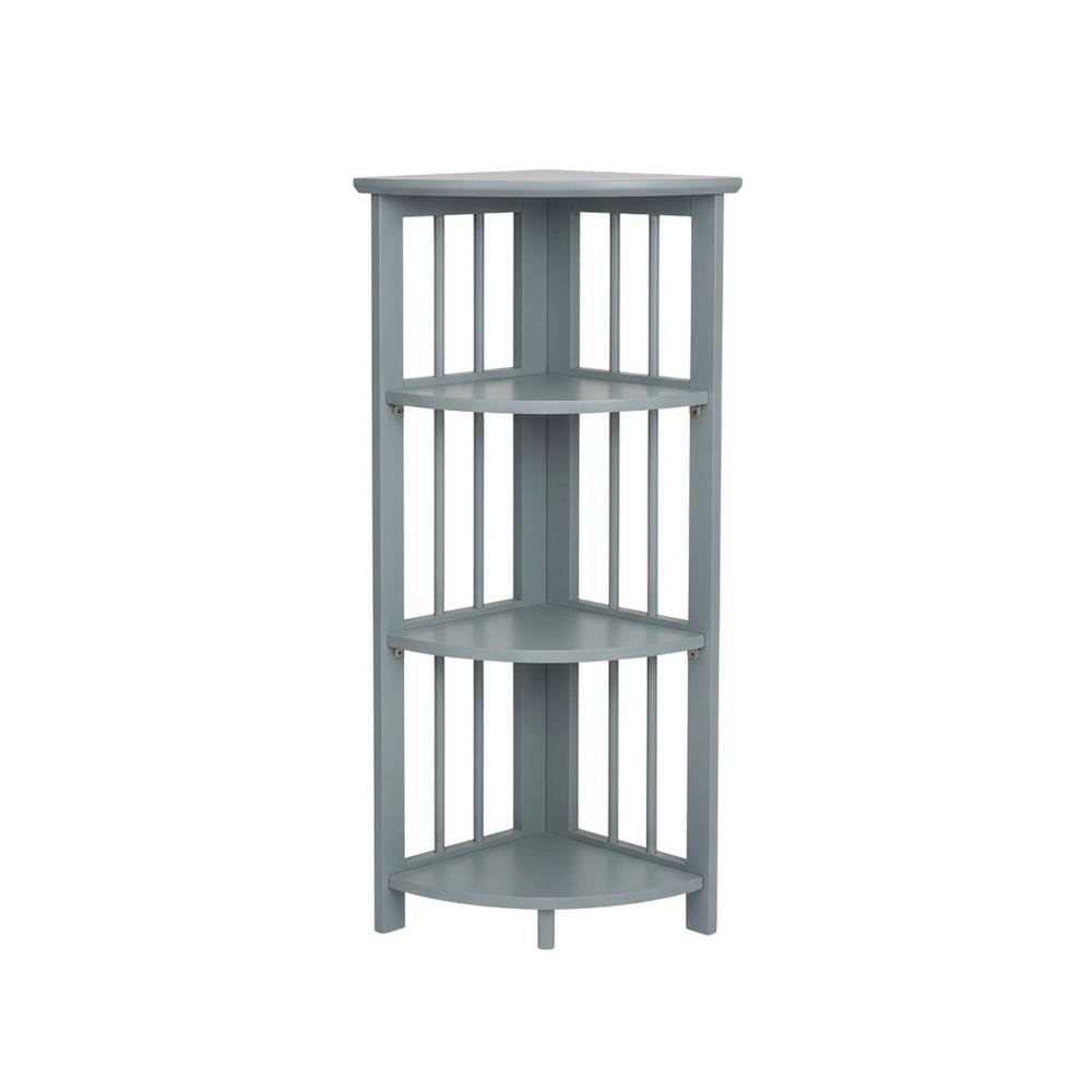 Wooden Bookcase with Open Shelves and Modern Design for Living Room