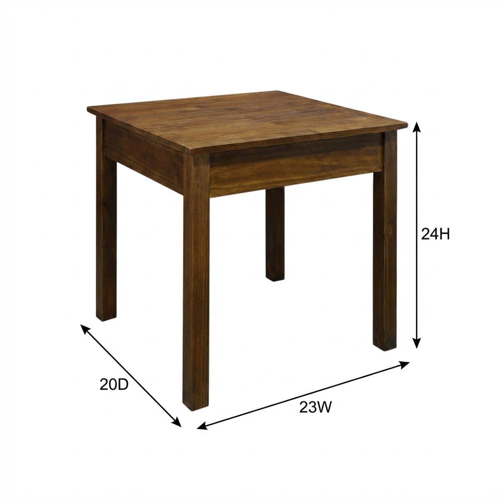 End Table with Concealed Drawer in Stylish Finish for Modern Living