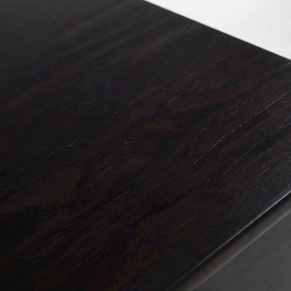Espresso Night Stand with Usb Port and Solid Wood Design