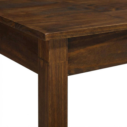 Wooden console table with concealed drawer for stylish storage