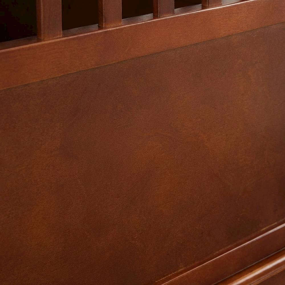 Walnut End Table with Smooth Surface and Modern Design