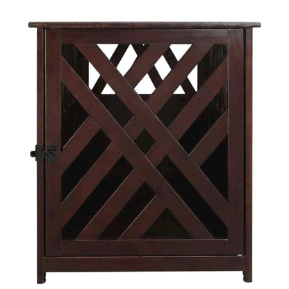 Espresso Wooden End Table with Sturdy Frame and Classic Design