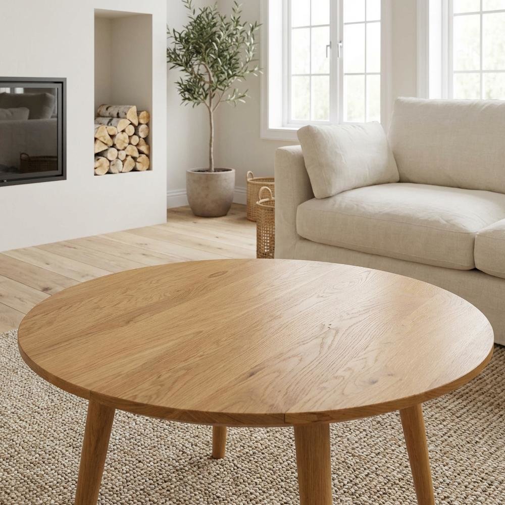 Authentic Cherry Coffee Table with Solid Wood Top and Sturdy Construction