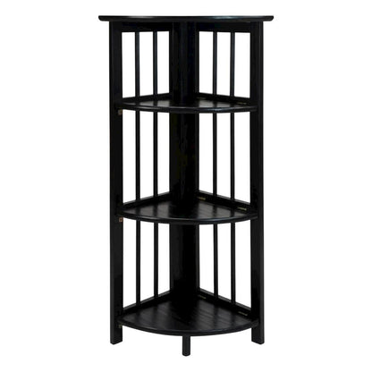 Wooden Bookcase with Shelves and Modern Design for Home Storage