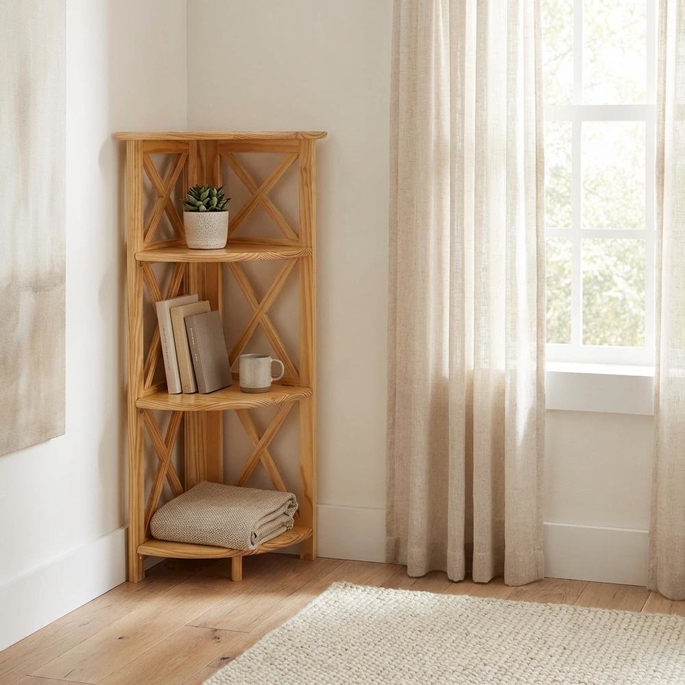 Light Wood Bookcase with Open Shelving for Modern Storage