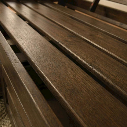Wooden Futon Frame in Natural Finish with Sturdy Construction