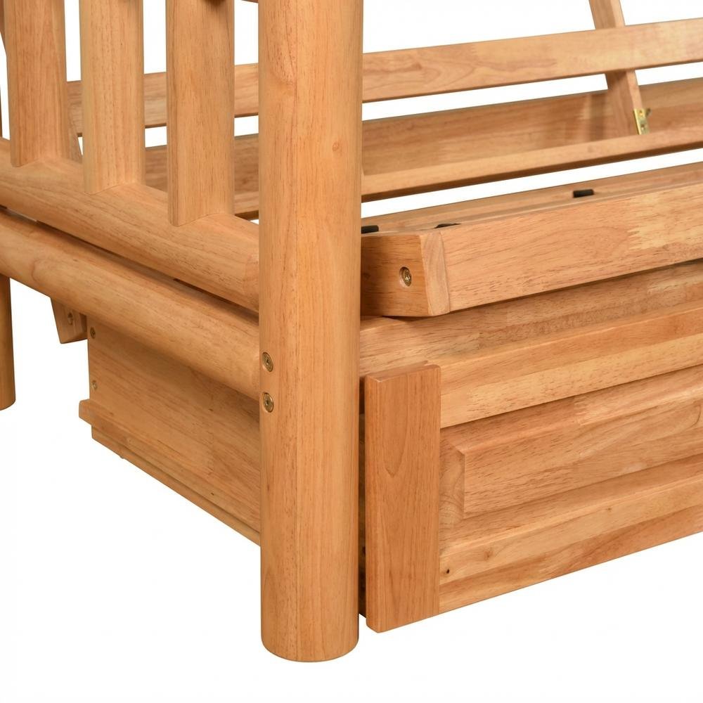 Multi-Functional Futons in Neutral Finish with Comfortable Cushioning