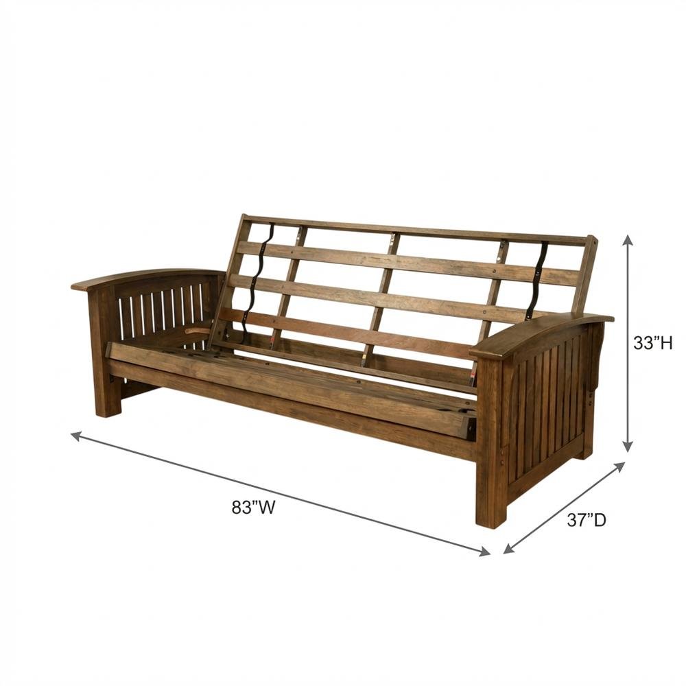Foldable Futons with Sturdy Frame, 83-Inch Length for Comfortable Seating