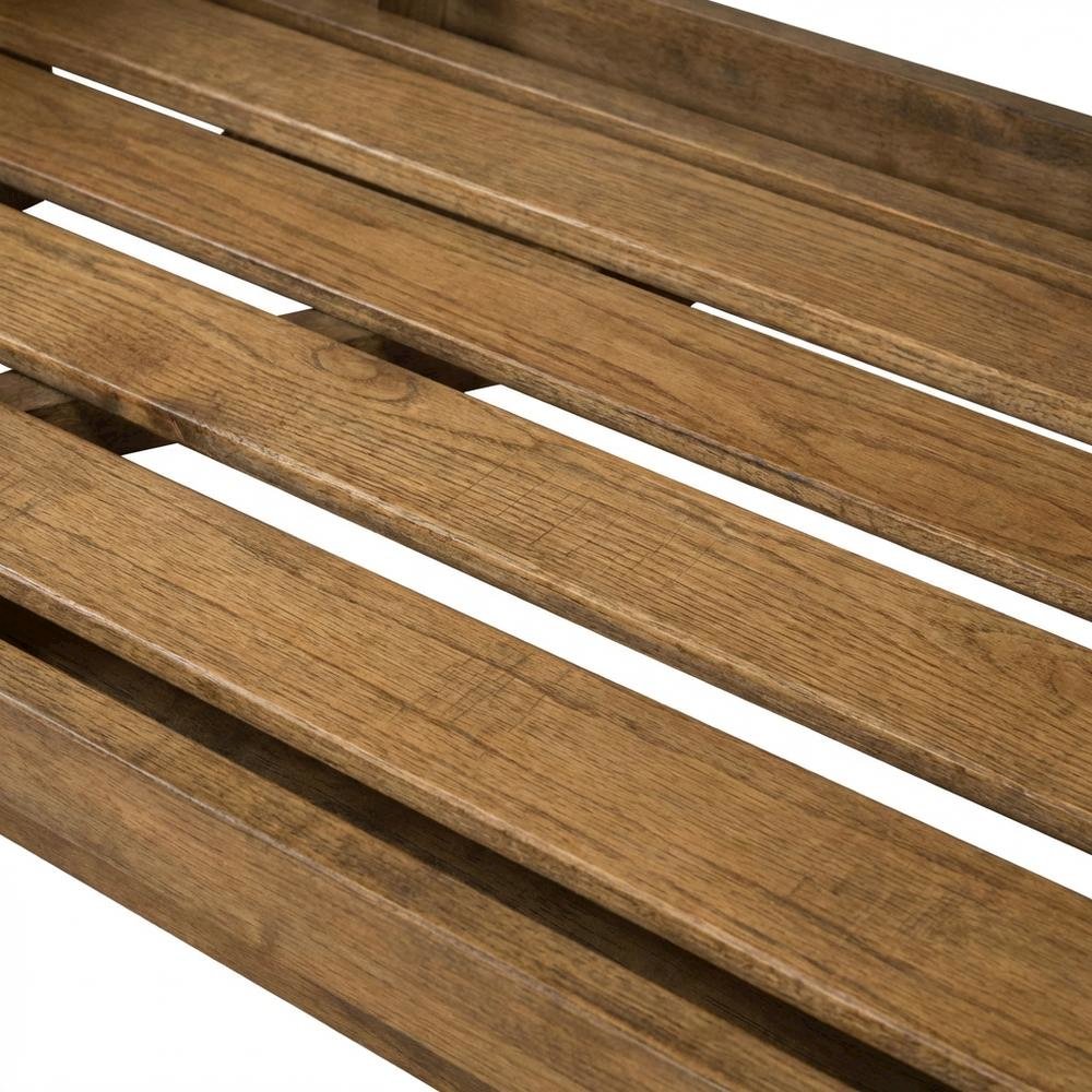 Rustic Walnut Futon with Sturdy Frame and Comfortable Seating