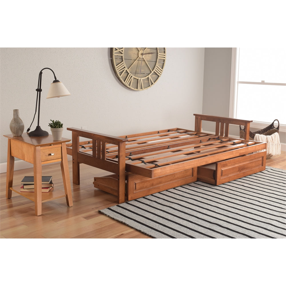 Monterey Frame/Barbados Finsish/Storage Drawers
