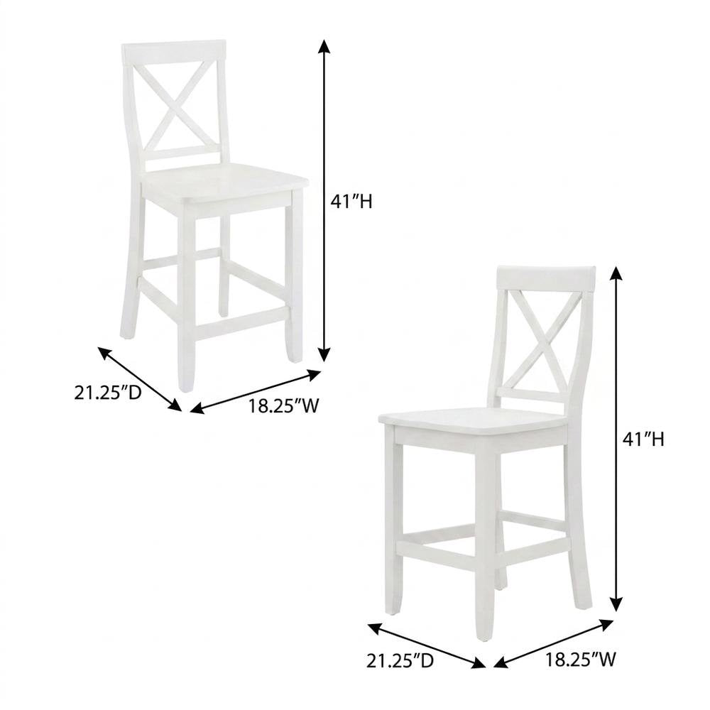 Counter Height Bar Stool Set in Sleek Style with Comfort Design