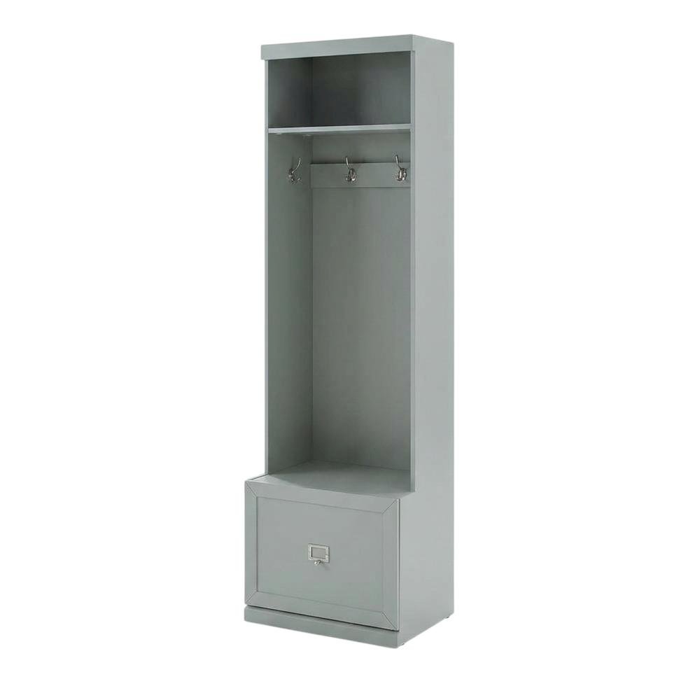 Wood Hall Tree with Storage Bench and Coat Hooks for Entryway