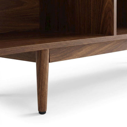 Large vinyl storage console with sturdy construction and versatile design