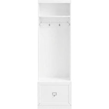 Hall Tree with Shelves and Coat Storage in Elegant Finish