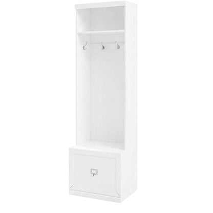 Hall Tree with Shelves and Coat Storage in Elegant Finish