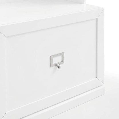 Hall Tree with Shelves and Coat Storage in Elegant Finish