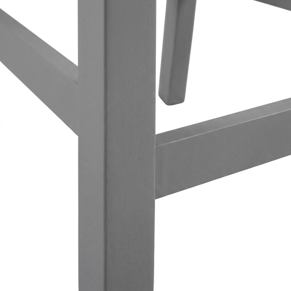 Counter Height Bar Stool Set with X-Back Design in Stylish Finish