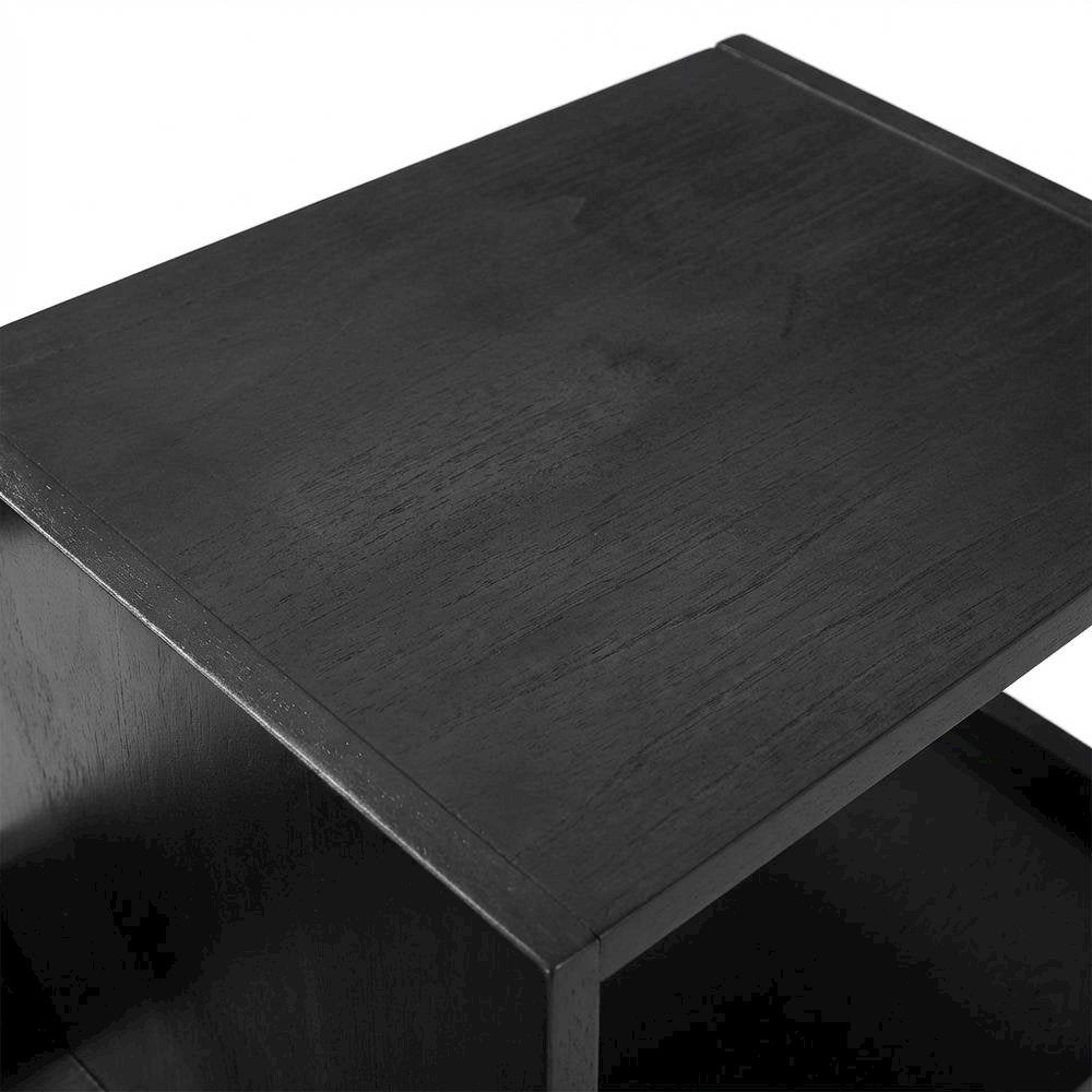 Compact Record Player Stand with Vinyl Storage and Modern Design