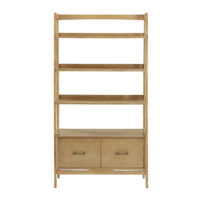 Large Acorn Floor Shelf with Anti-Tip Hardware for Freestanding Storage