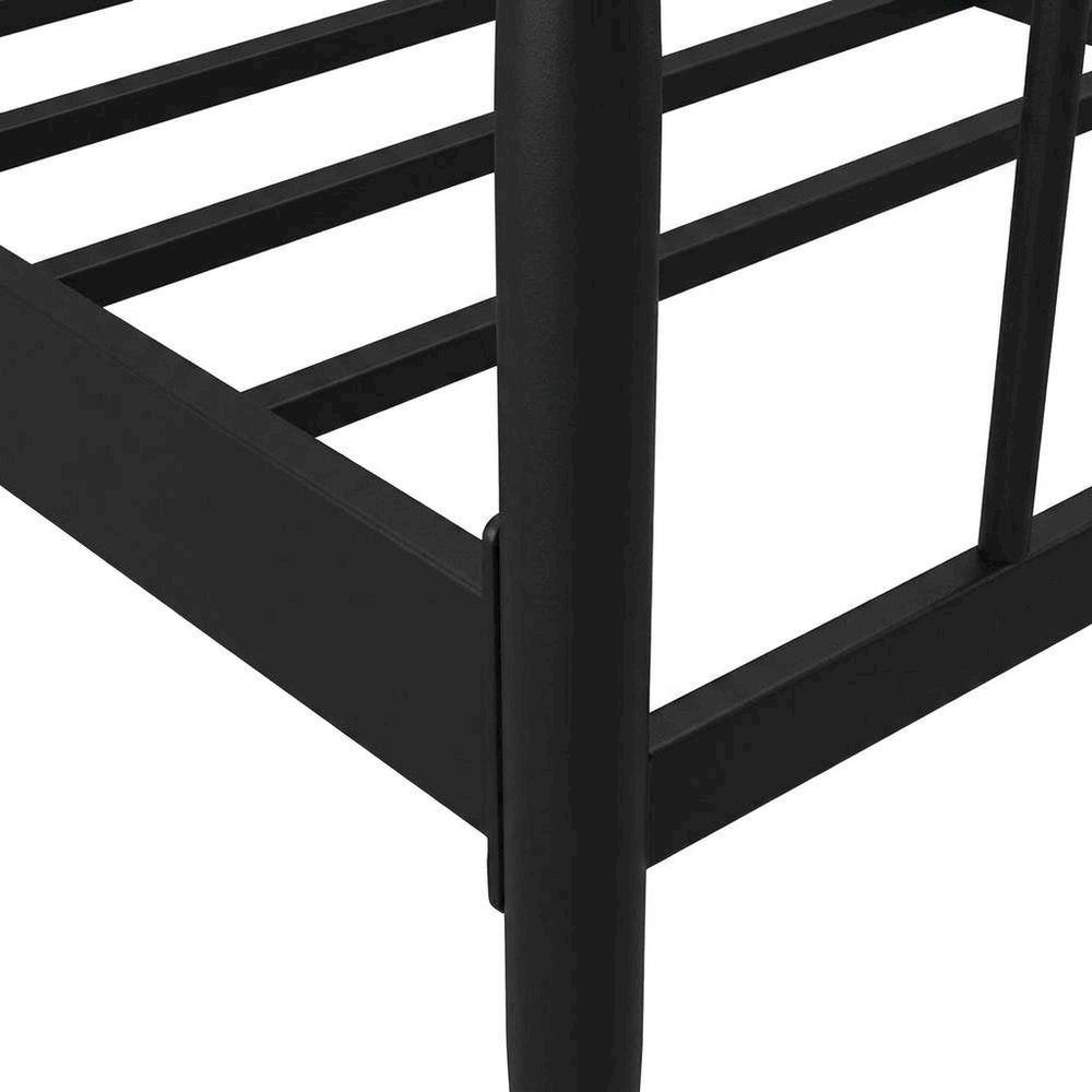 Black Queen Headboard and Footboard with Classic Design and Durable Finish