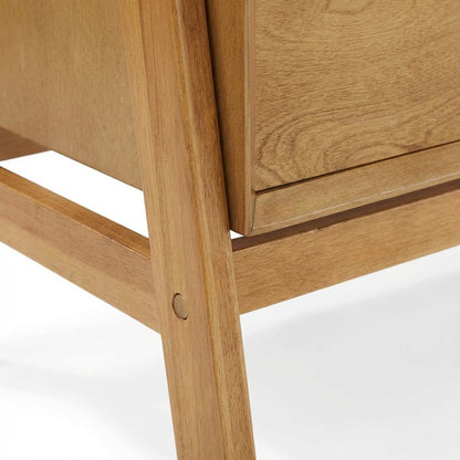 Large Acorn Floor Shelf with Anti-Tip Hardware for Freestanding Storage