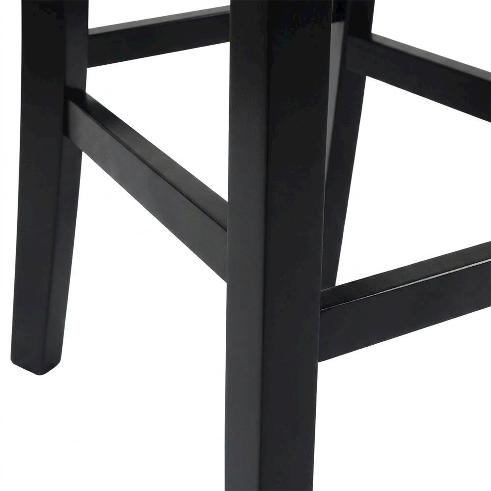 Modern X-Back Counter Height Bar Stool Set, Comfortable & Durable (2 Pack)