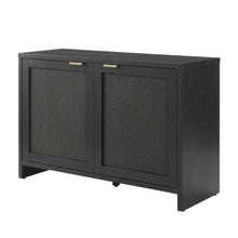 Vintage Style Record Player Cabinet with Vinyl Storage for Entertainment Centers
