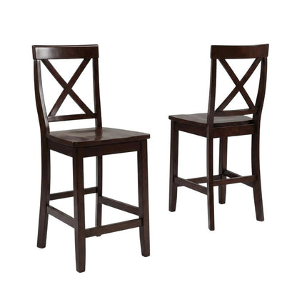 Counter Height Bar Stool Set in Sleek Design with Comfort Features