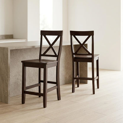 Counter Height Bar Stool Set in Sleek Design with Comfort Features