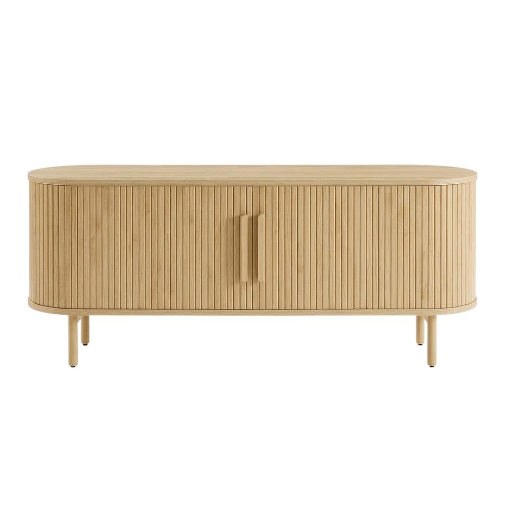 Wooden Record Player Cabinet with Vinyl Storage for Entertainment Rooms
