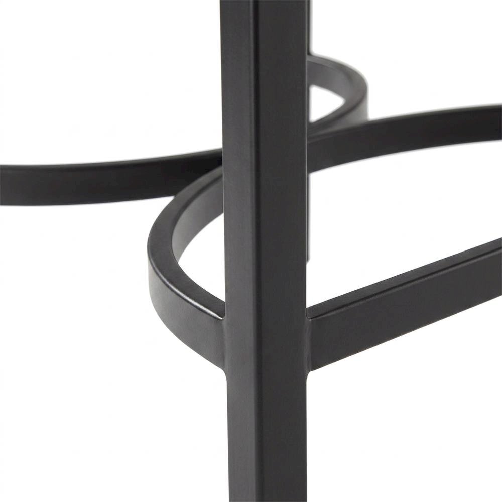 Counter Height Bar Stool Set with Plush Upholstery and Wooden Legs