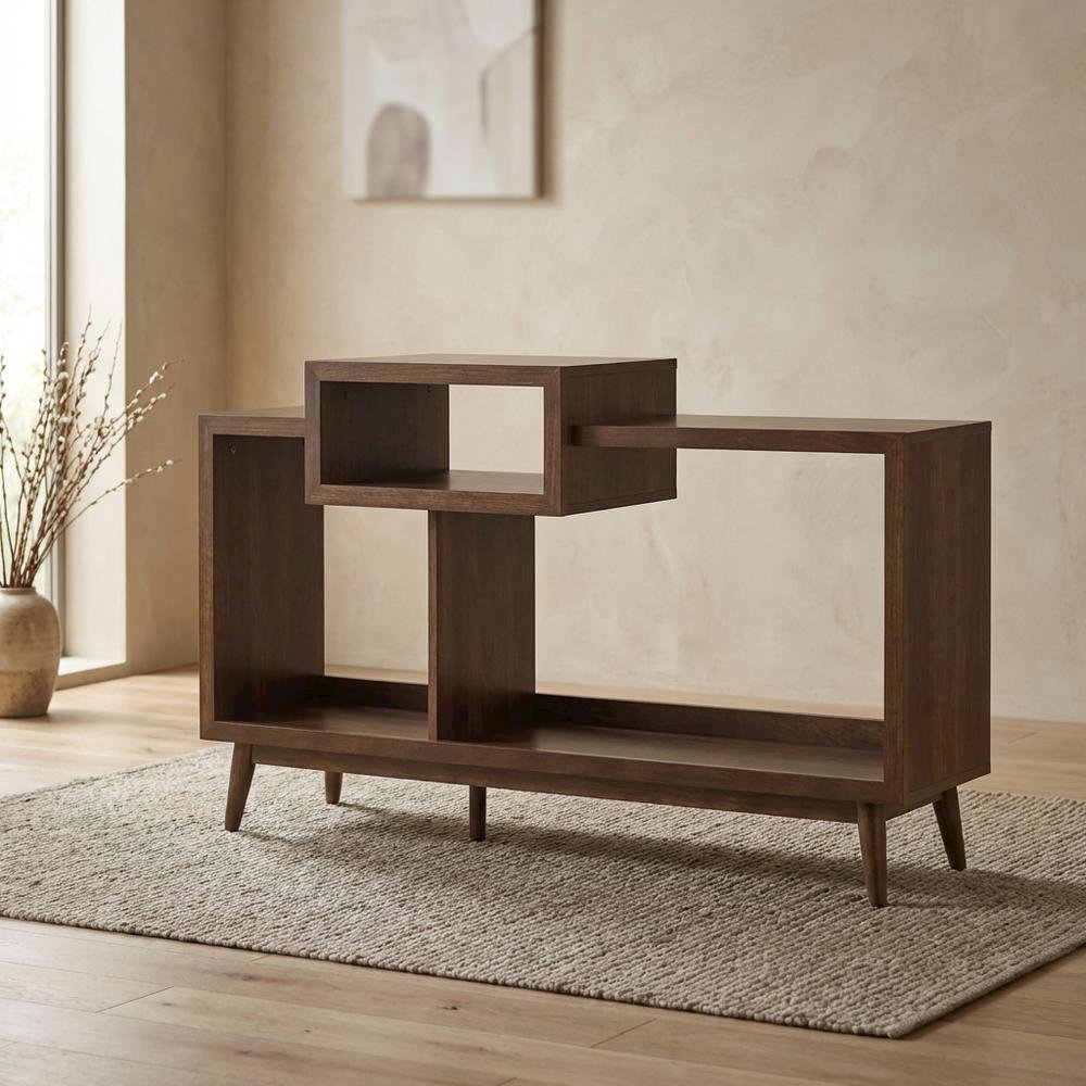 Stylish Record Player Stand with Vinyl Storage for Modern Living