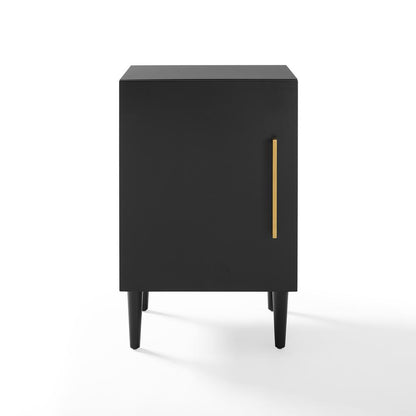 Everett Record Player Stand Matte Black
