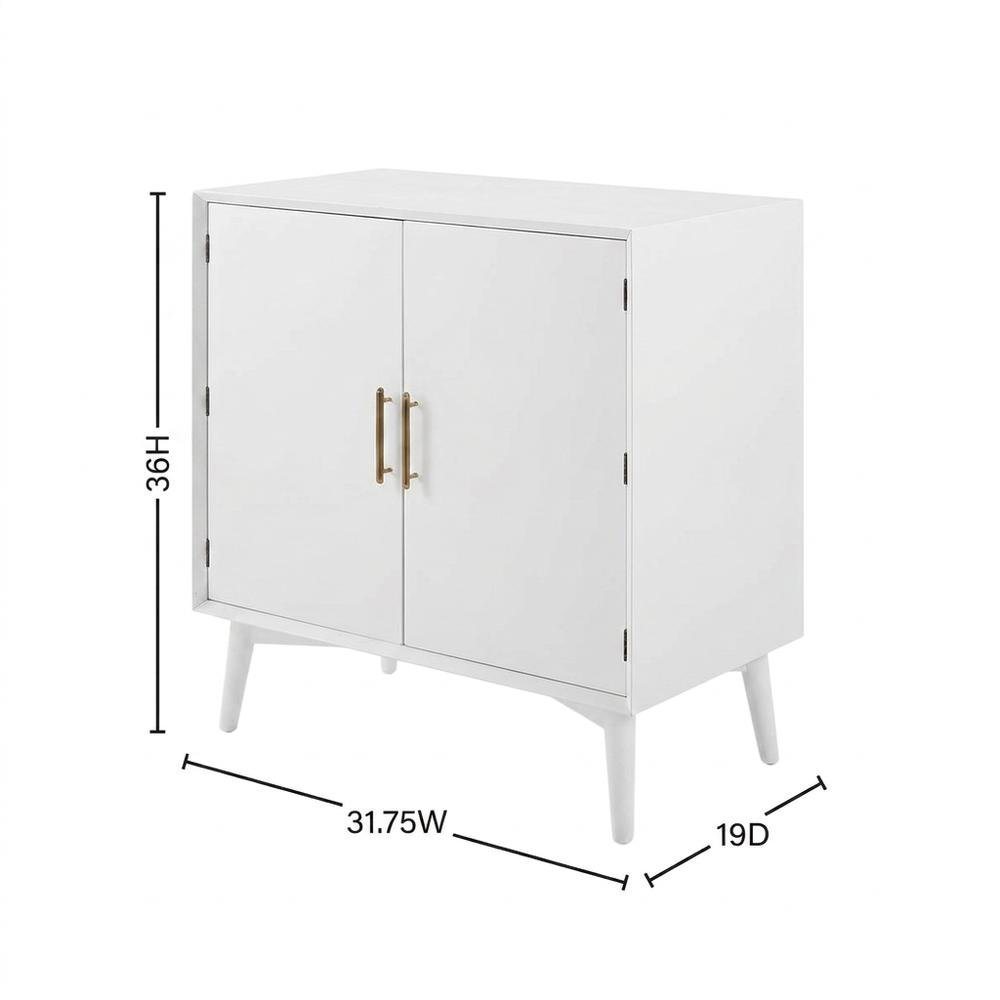 Black bar cabinet with anti-tip hardware and ample storage space