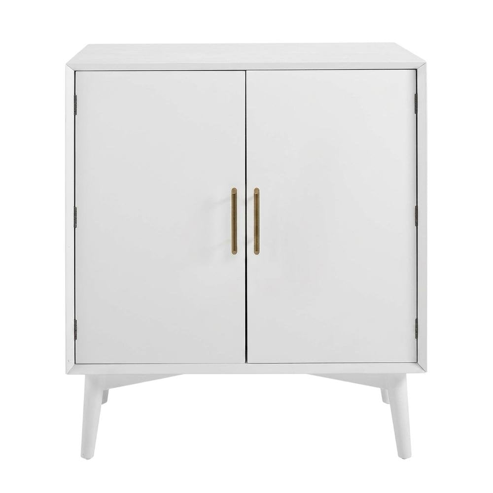 Black bar cabinet with anti-tip hardware and ample storage space
