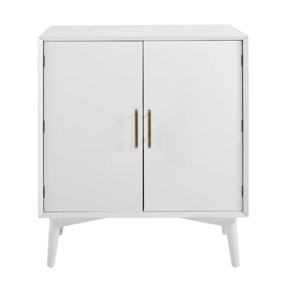 Black bar cabinet with anti-tip hardware and ample storage space