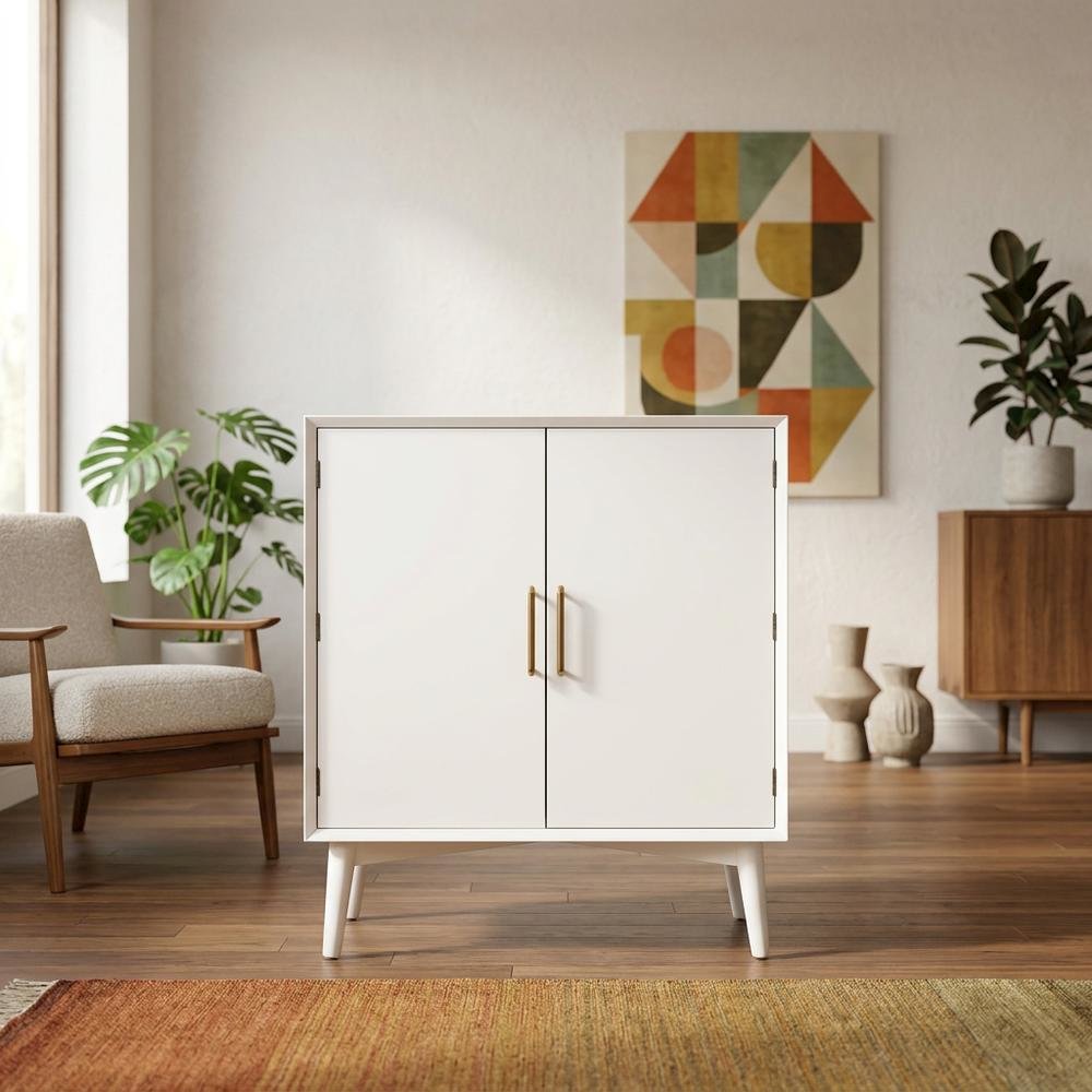 Black bar cabinet with anti-tip hardware and ample storage space