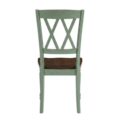 2-Piece Dining Chair Set with Upholstered Seats and Modern Design