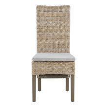 Gray dining chair set with sturdy frame and comfortable seats for dining room