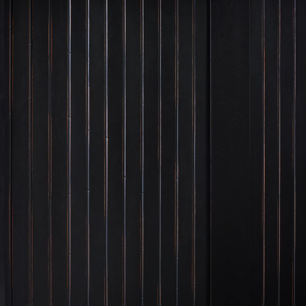 Seaside Hall Tree Distressed Black