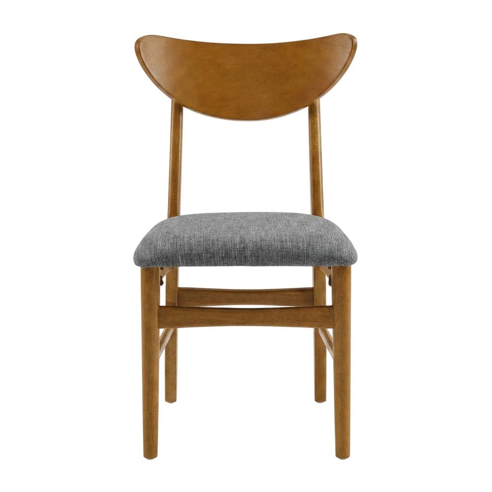 Wood Dining Chairs with Upholstered Seats and Backrest, Stylish Kitchen Seating