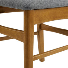 Wood Dining Chairs with Upholstered Seats and Backrest, Stylish Kitchen Seating